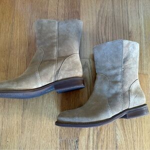 Women's Boden 39 Tan Suede Ankle Boots